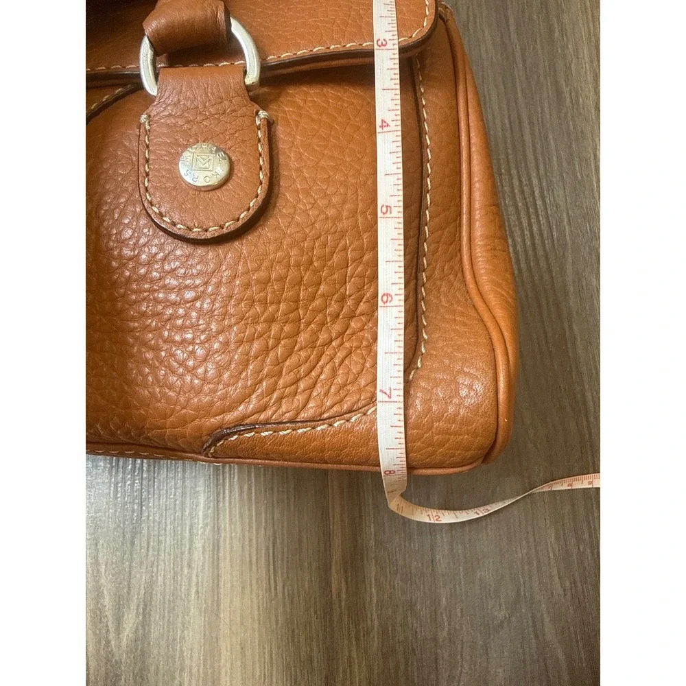 Michael Kors Pebbled Leather Wheatley Shoulder Bag Brown East West  Handbag